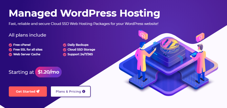 HostArmada WP hosting