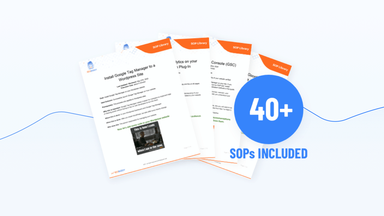 SEO Checklist SOP collection