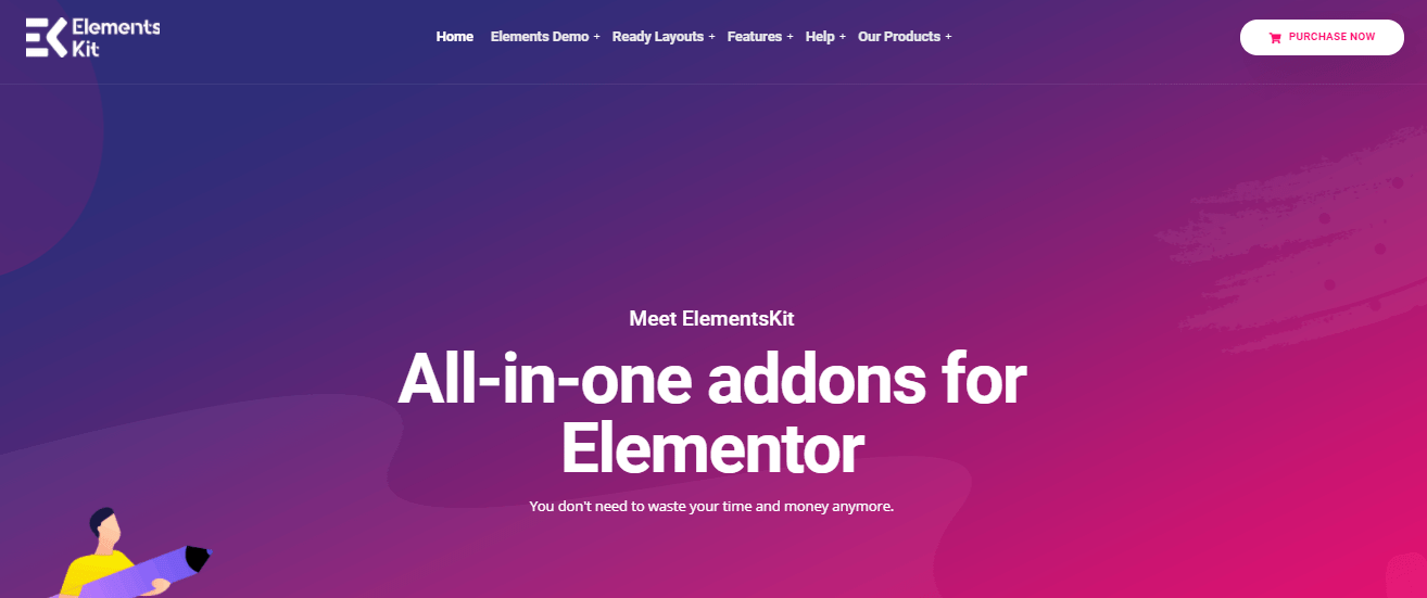 ElementsKit landing page