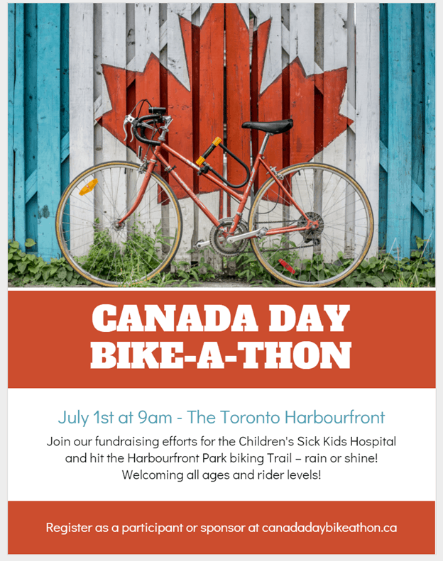 Canada day flyer