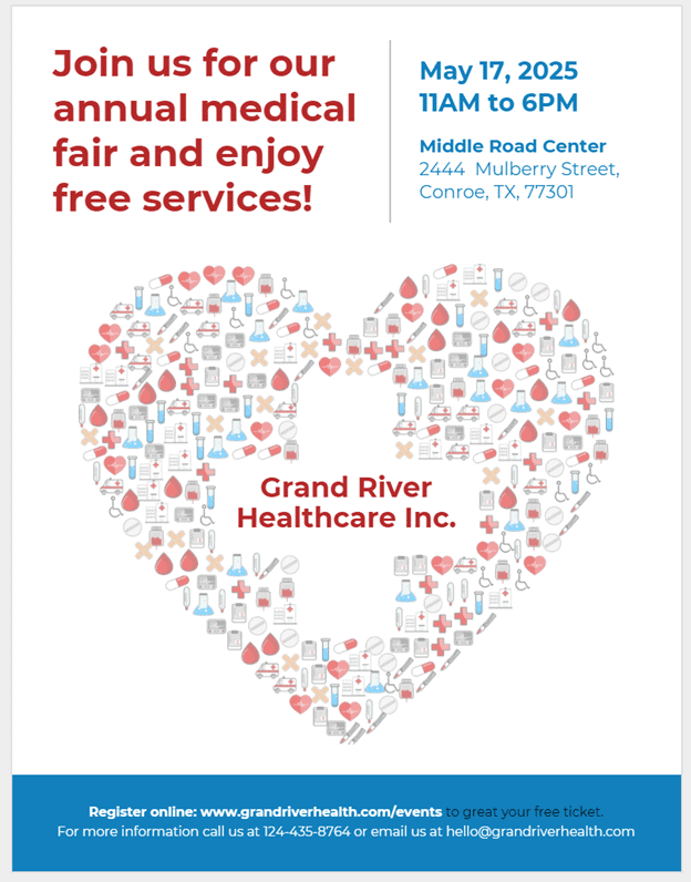 Grand River Healthcare flyer