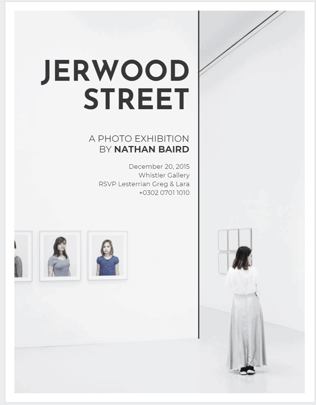 Jerwood Street flyer