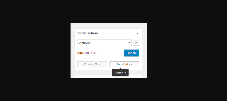 WooCommerce Order Navigation