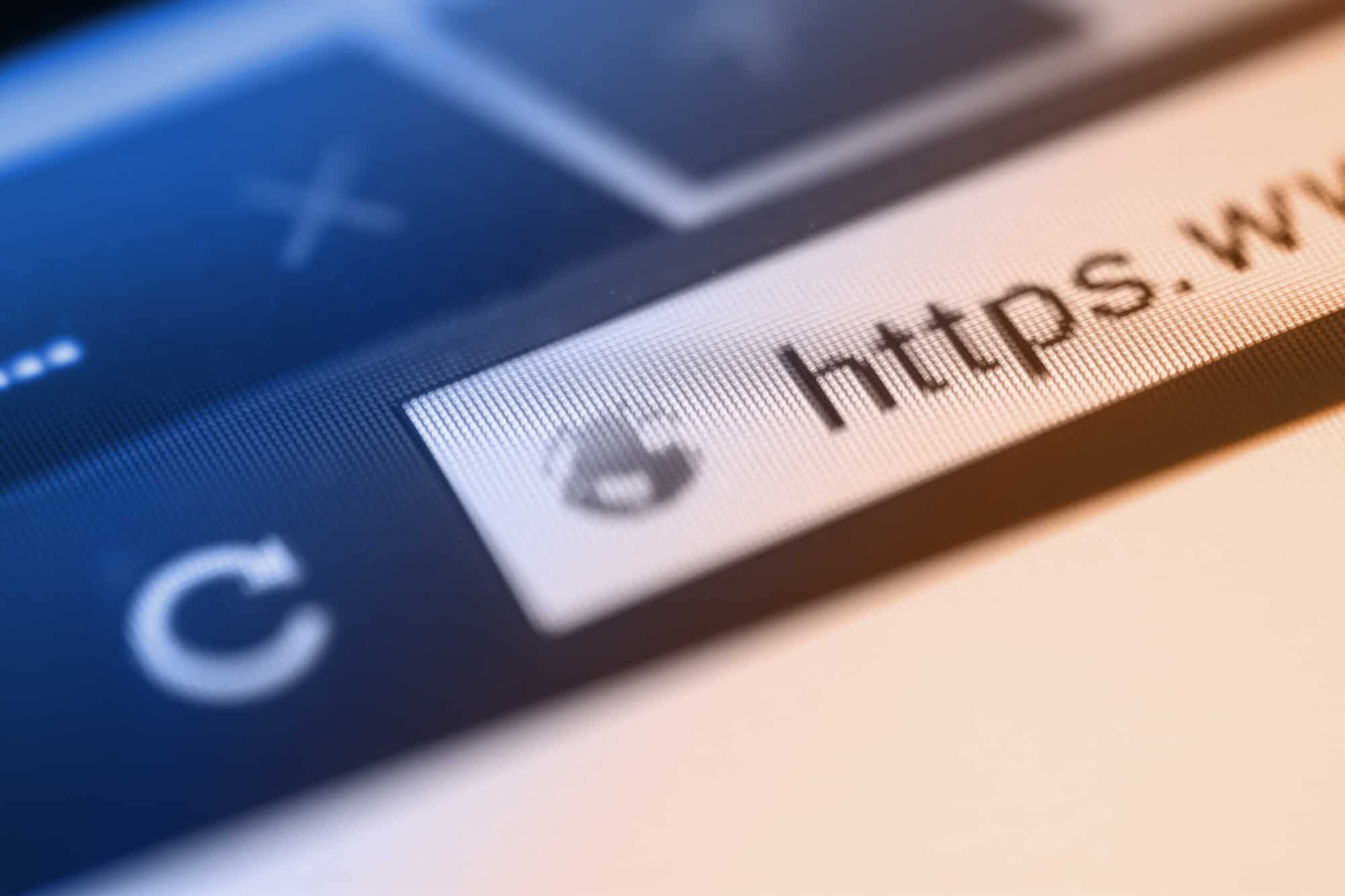 Web browser with https