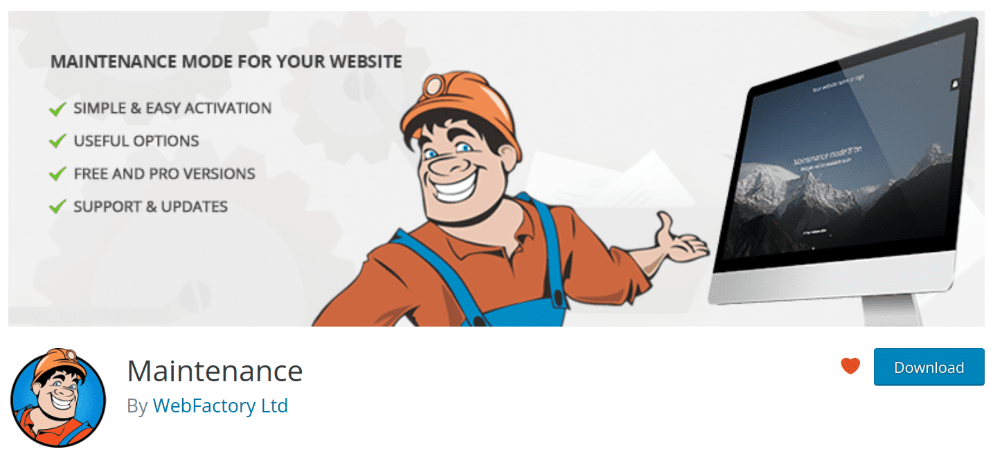 WP Maintenance Free